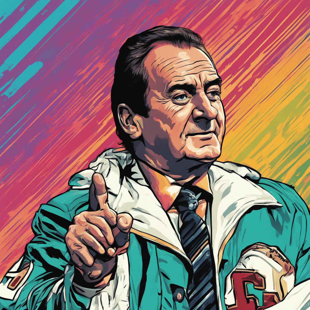 Al Michaels shiny background portrait