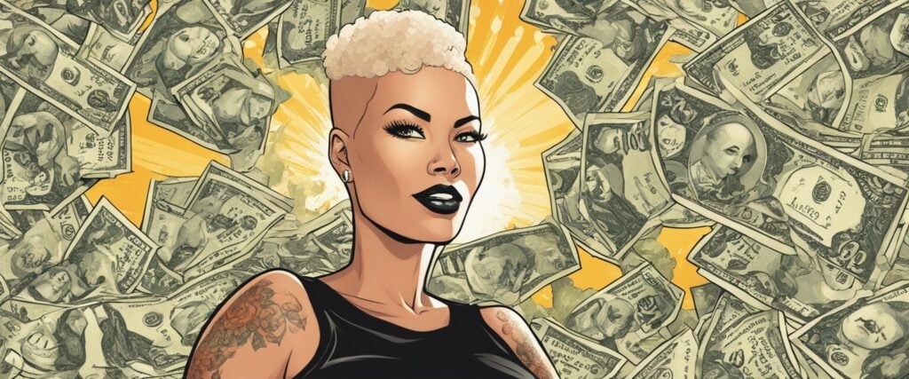 Amber Rose's net worth, money background 