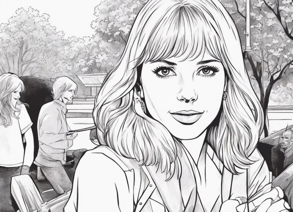 Anna Faris in high school as a teenager