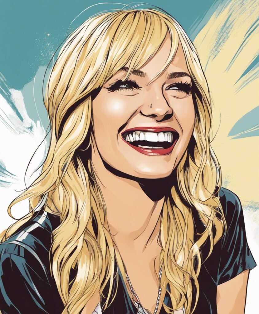 Anna Faris laughing