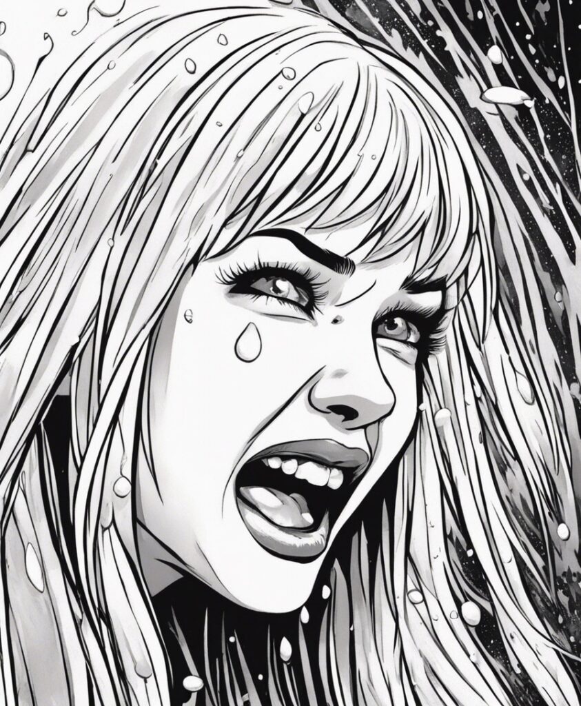 Anna Faris crying and screaming