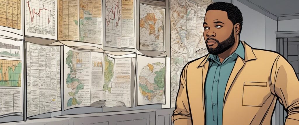 Anthony Anderson going through business analysis