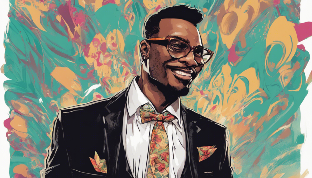 Bandman Kevo portrait, in a wedding suit