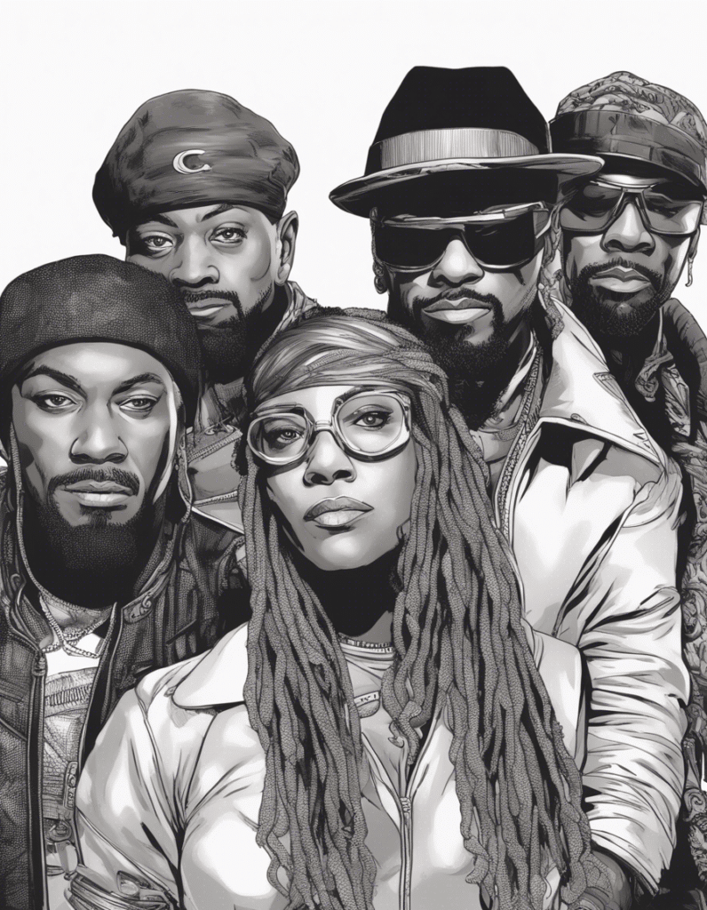 Black Eyed Peas portrait