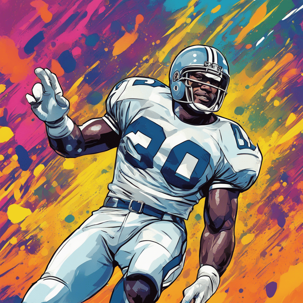 Bo Jackson wearing jersey, shiny background