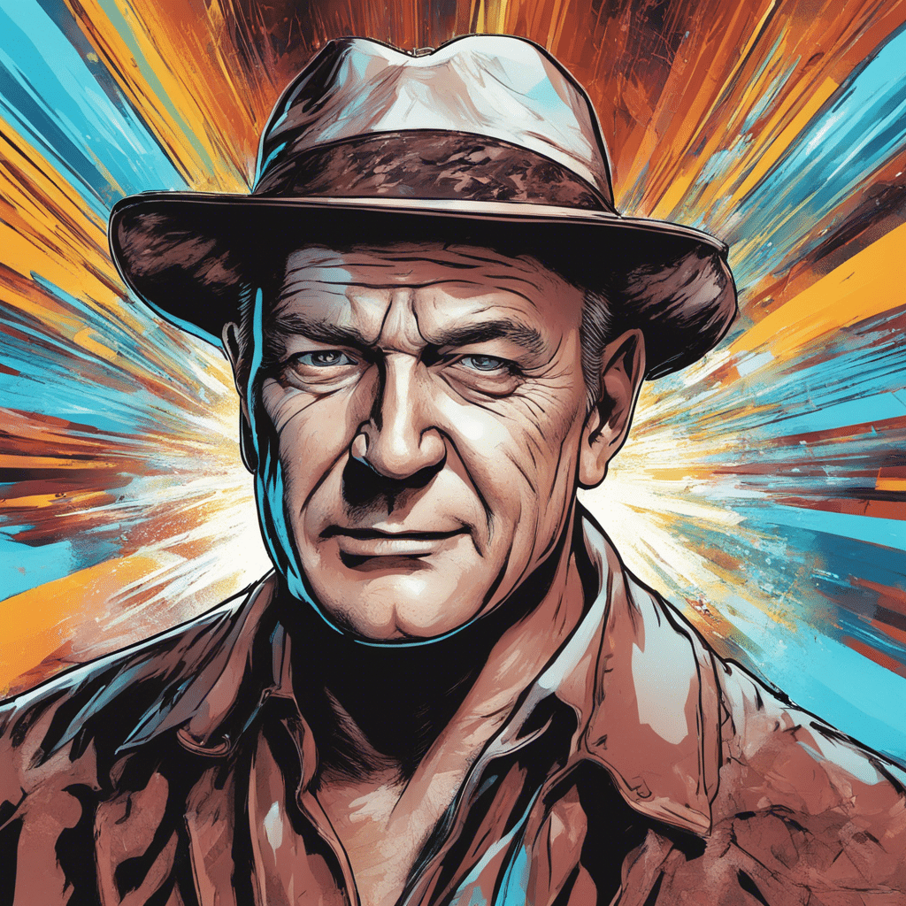 Bob Chapek's portrait, shiny background