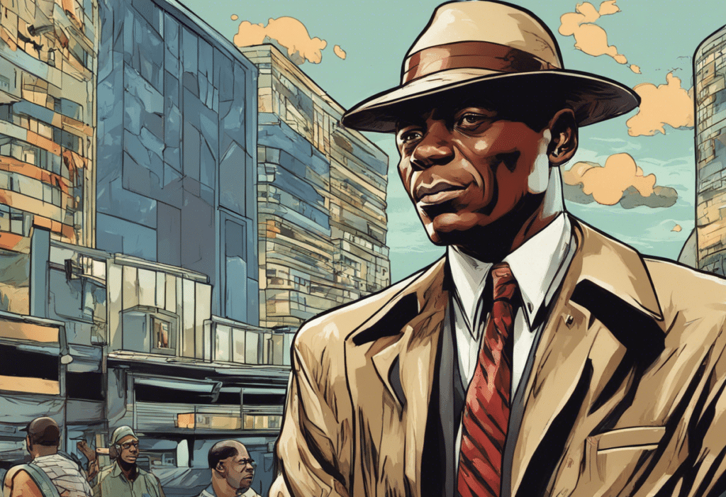 Bumpy Johnson illustrated biography, portrait