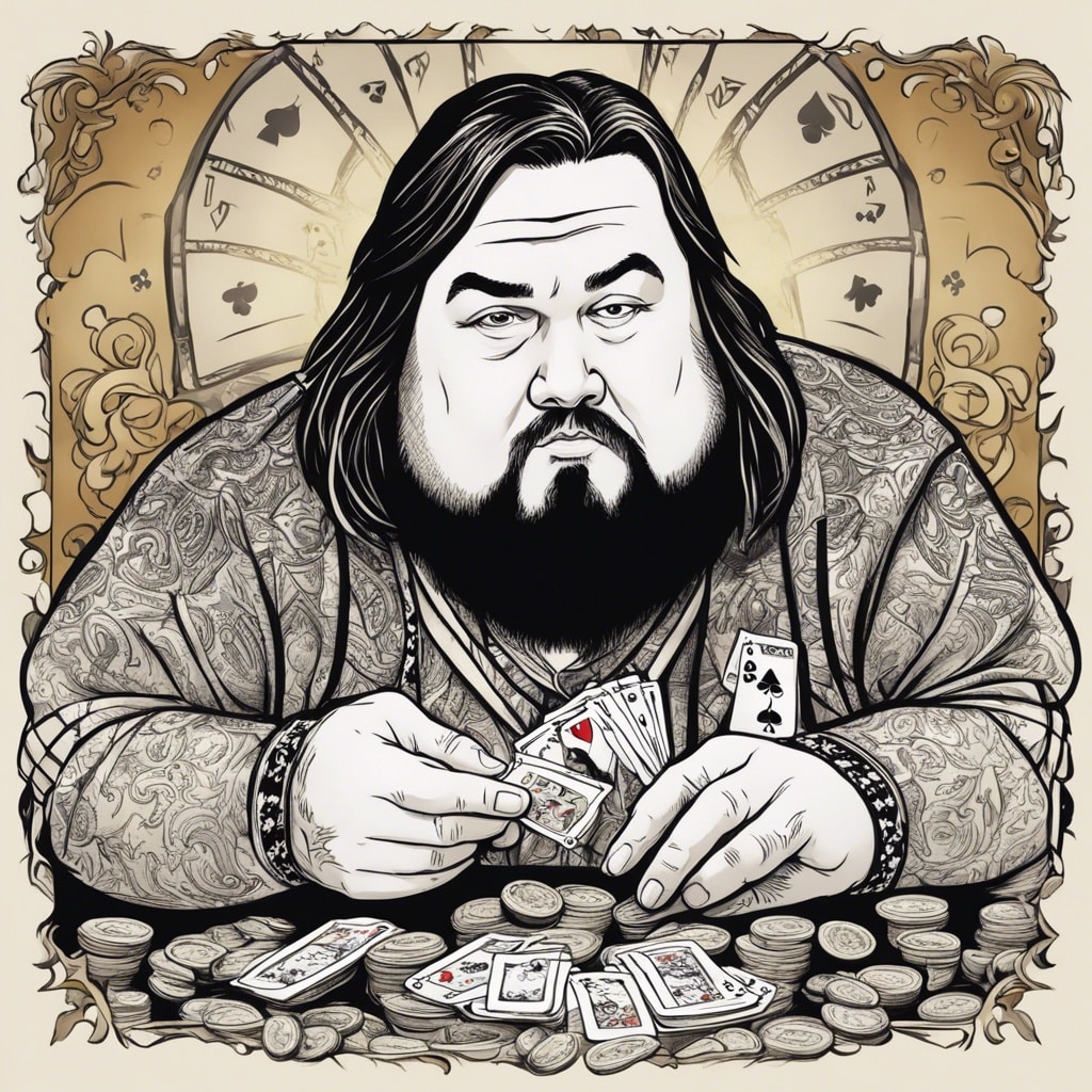 Chumlee playing poker tournament 