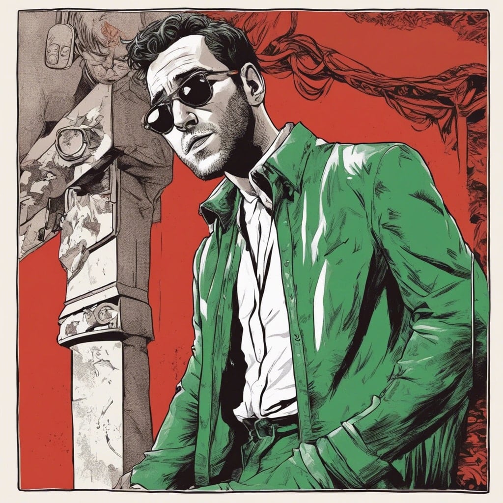 Cooke Maroney red and green portrait