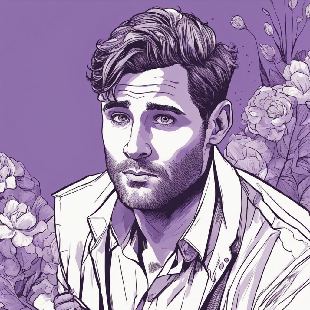 Cooke Maroney purple portrait