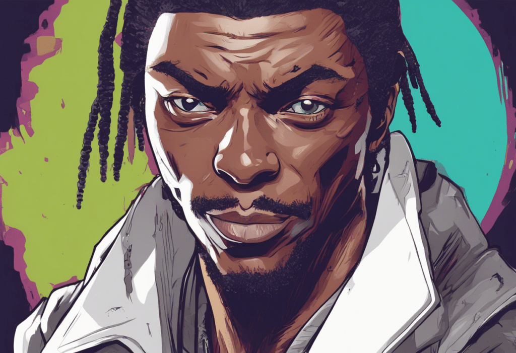CoryxKenshin illustrated biography, portrait
