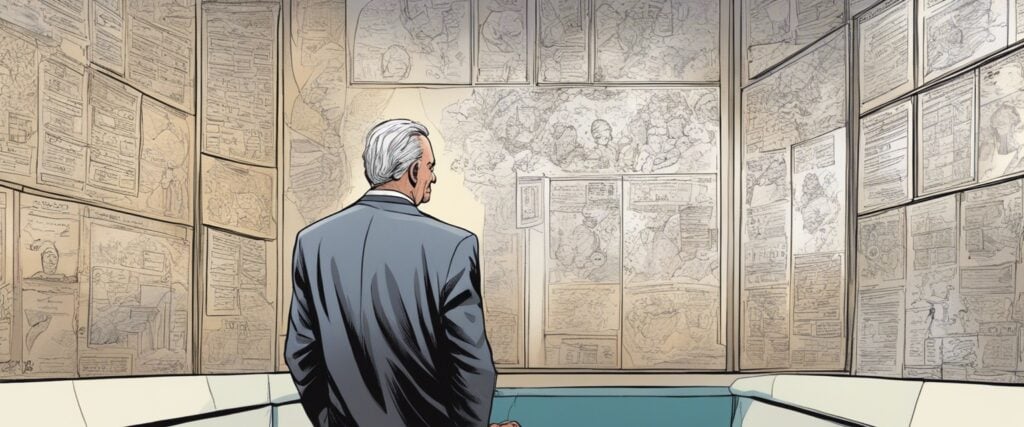 Dan Pena going through business analysis 