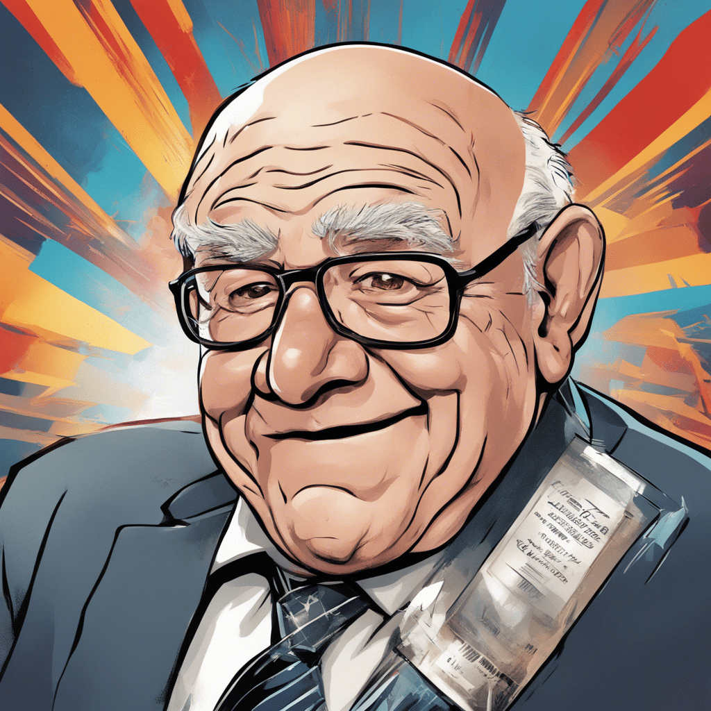 Ed Asner winning an award for his accomplishments