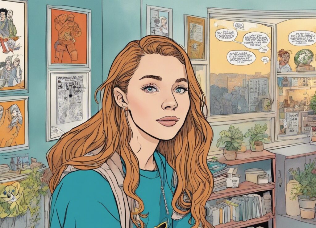 Emma Chamberlain in high school