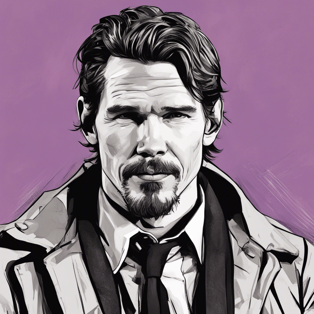 Ethan Hawke portrait from the movie