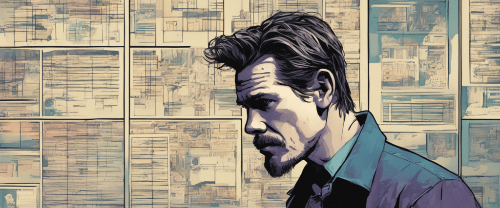 Ethan Hawke going through statistics and charts