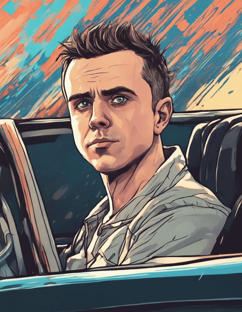 Frankie Muniz in a Reality TV Show "Celebrity Race Car Driver"