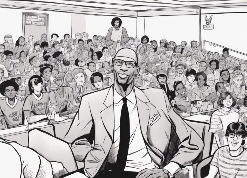 Kareem Abdul Jabbar in high school