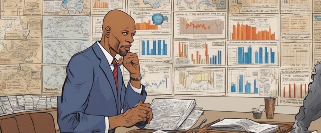 Kareem Abdul Jabbar going through business analysis
