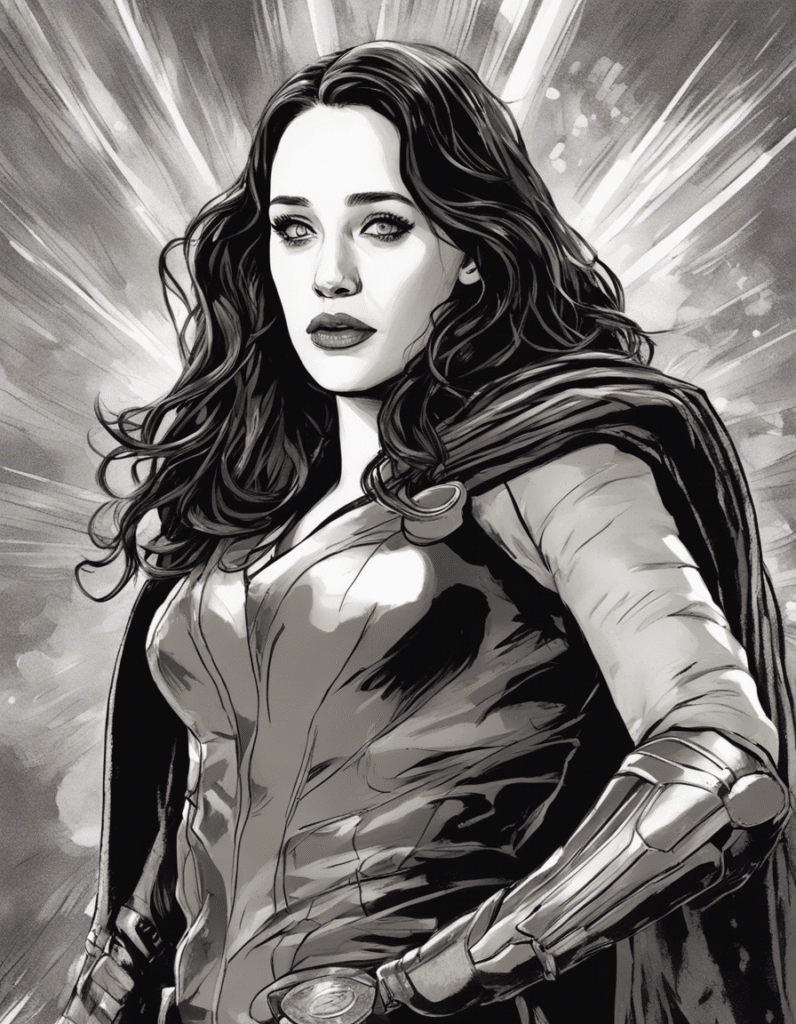Kat Dennings playing the role of Darcy Lewis in the movie "thor"