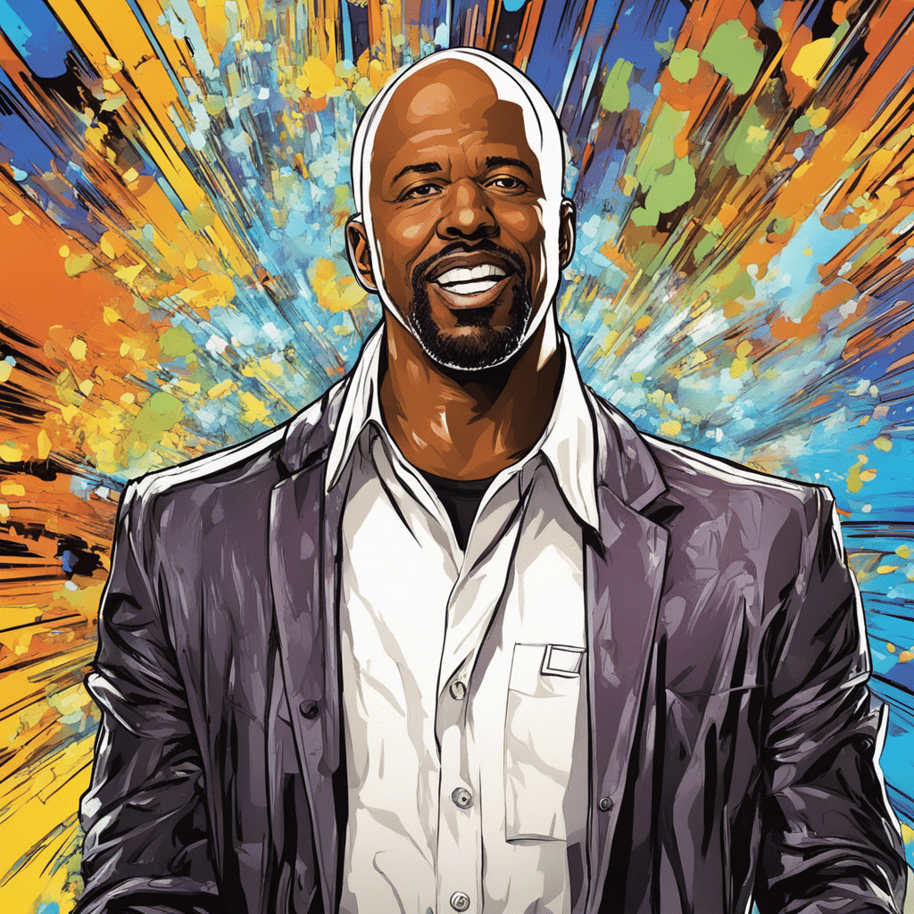 Kenny Smith shiny background, portrait