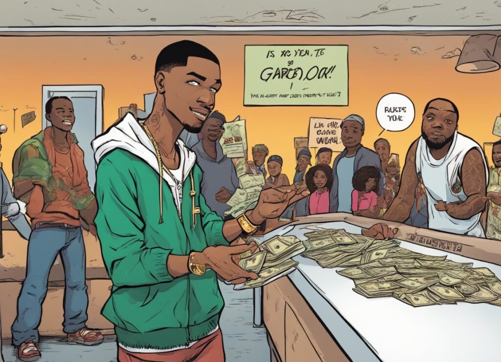 Key Glock helping poor people with money
