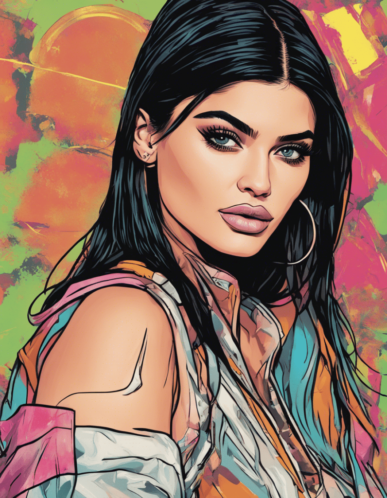 Kylie Jenner's portrait