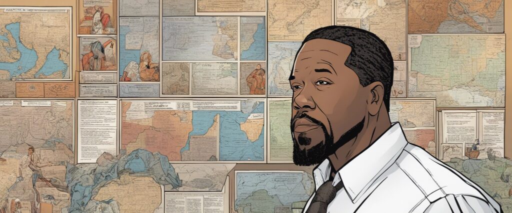 Larry Hoover going through business analysis 