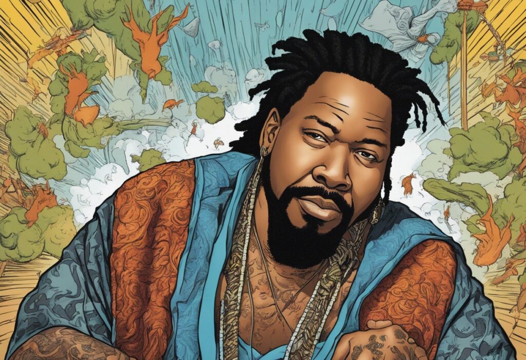 Larry Hoover illustrated biography