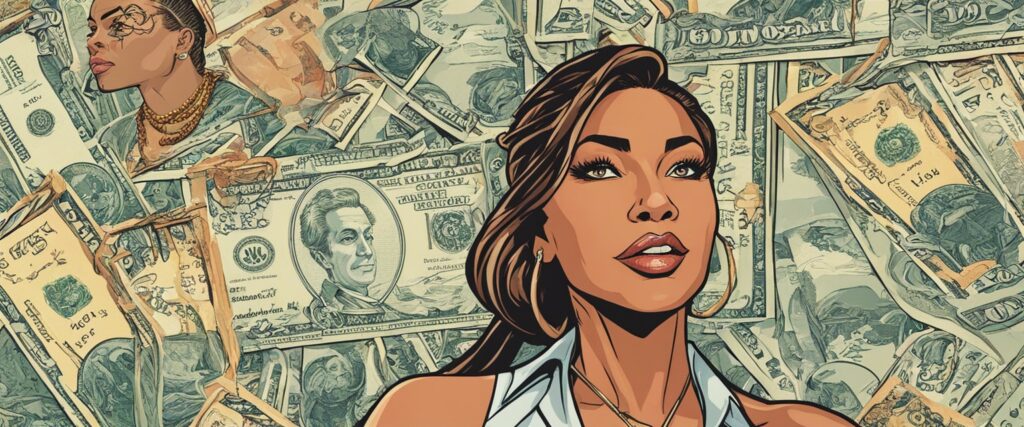 larsa pippen's net worth, money background