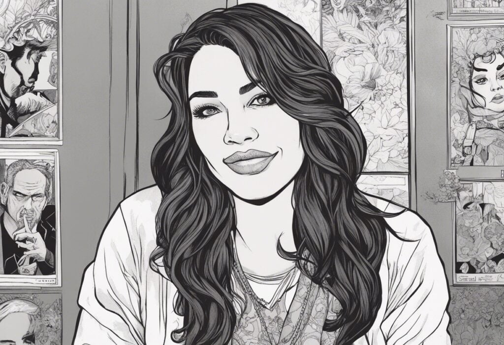 Lauren Sánchez illustrated biography