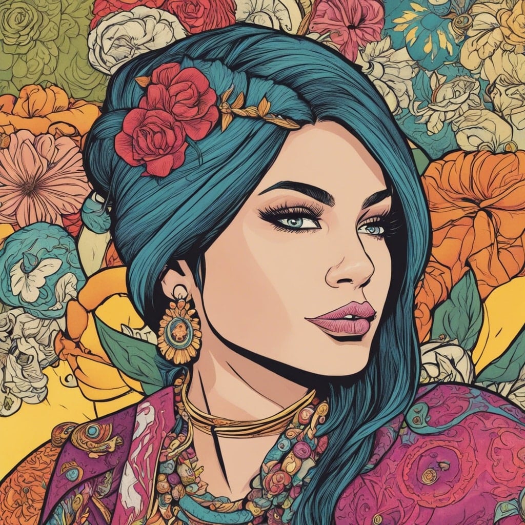 Lauren Sánchez colorful portrait 