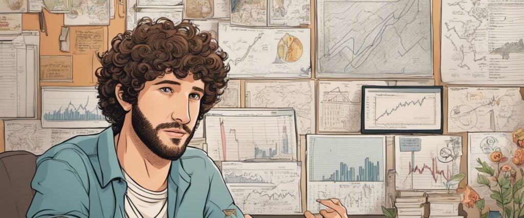 Lil Dicky going through business analysis