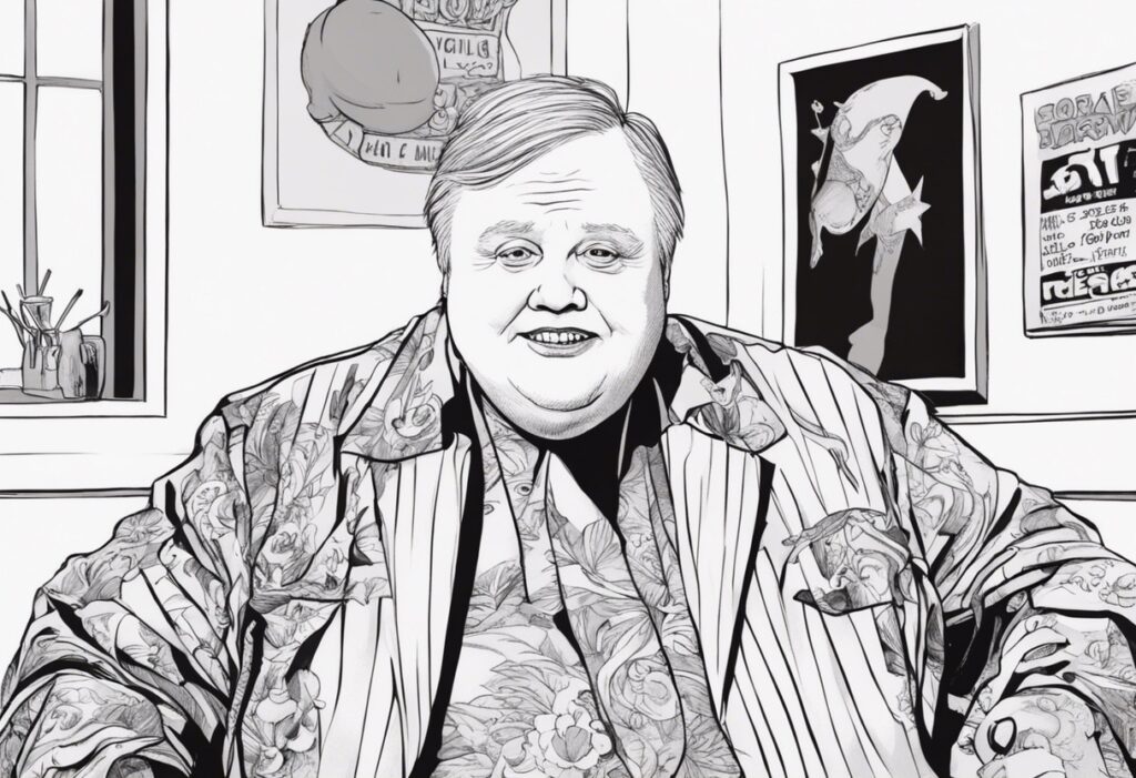 Louie Anderson illustrated biography
