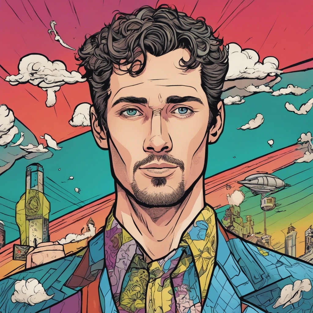 Miguel McKelvey colorful portrait