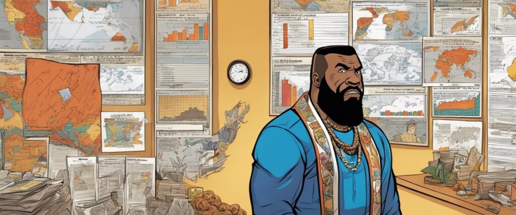 Mr.T going through business analysis