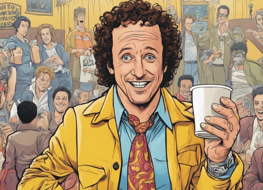 Pauly Shore acting in a mvoie