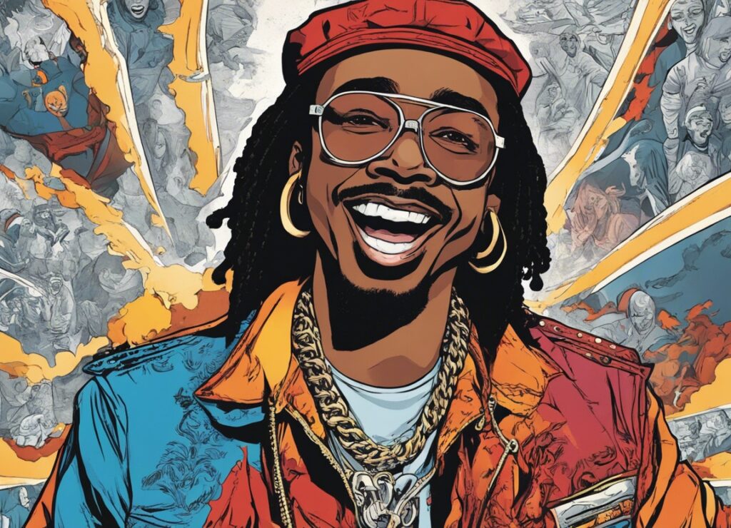 Quavo singing a song
