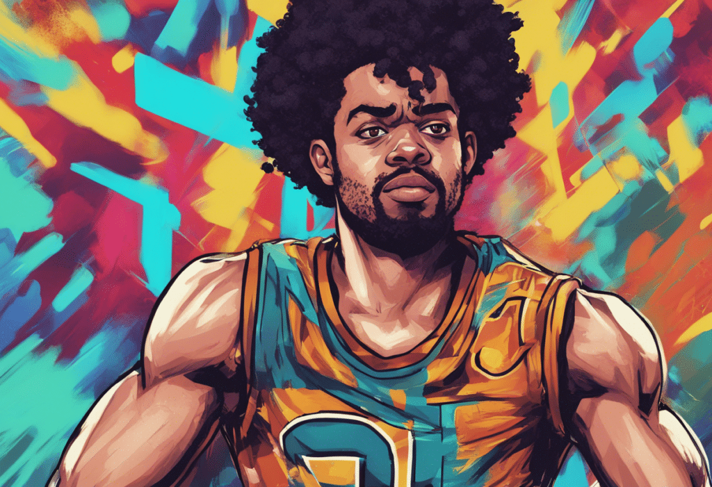 Quinn Cook illustrated biography, portrait