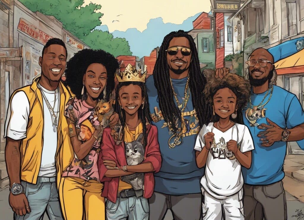 King Von's family photo
