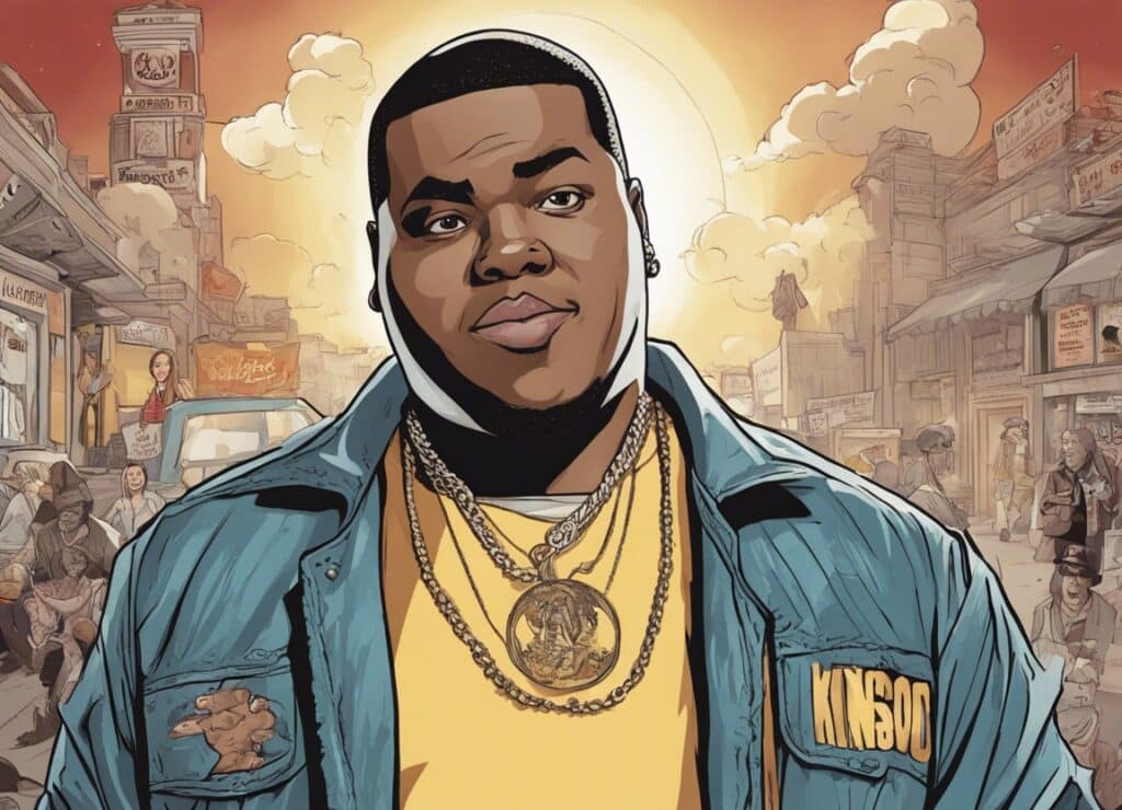 Sean Kingston in a music video