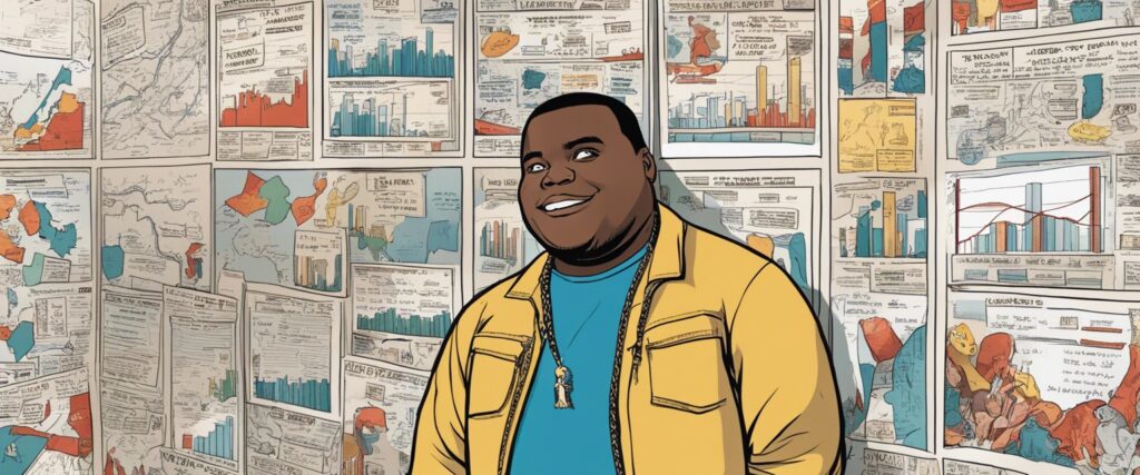 Sean Kingston going through business analysis
