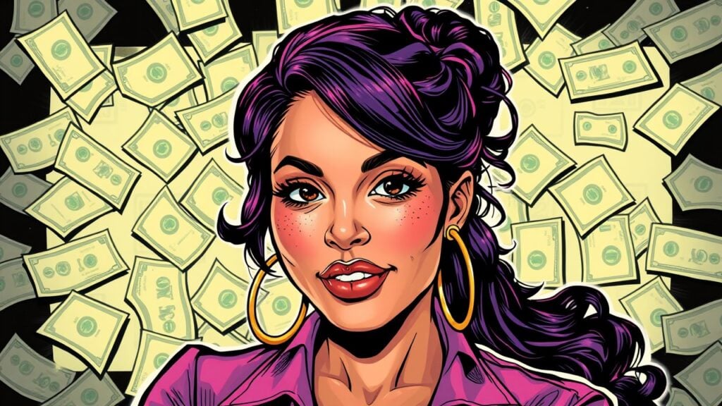 Sharelle Rosado's net worth, money background, portrait