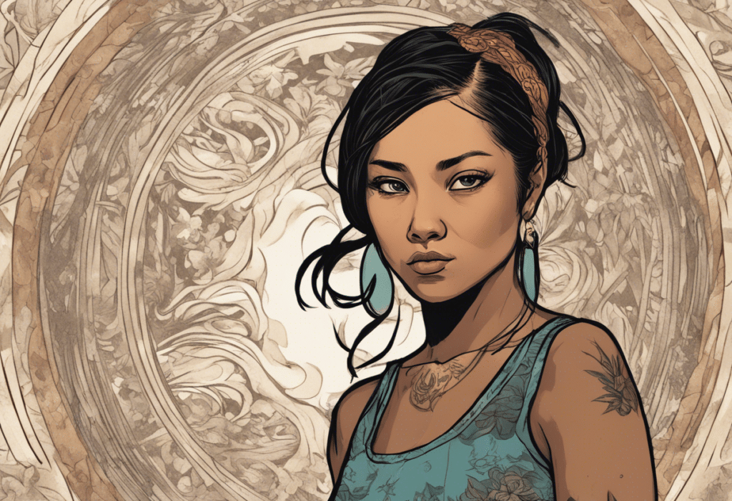 Sukihana illustrated biography, portrait