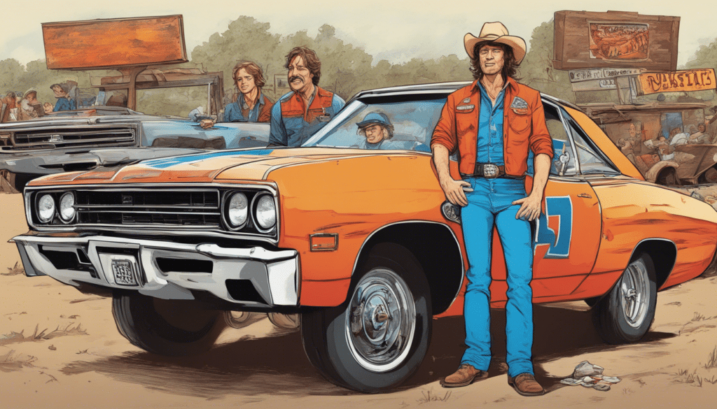 John Schneider acting in the Movie The Dukes of Hazzard