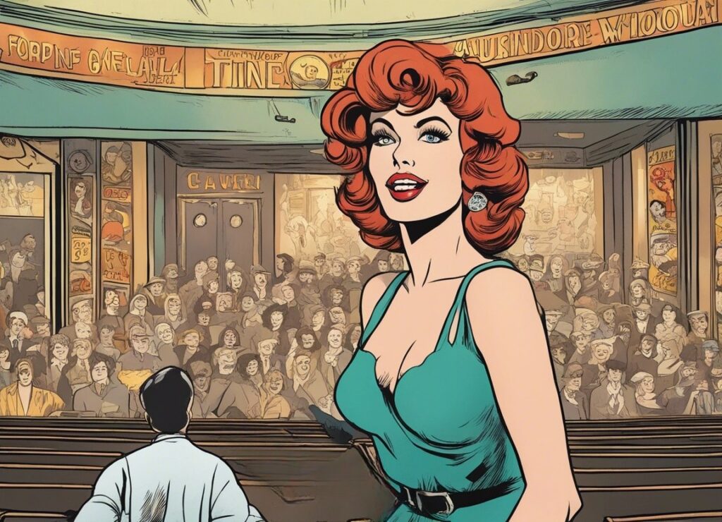 Tina Louise acting in the broadway theatre 