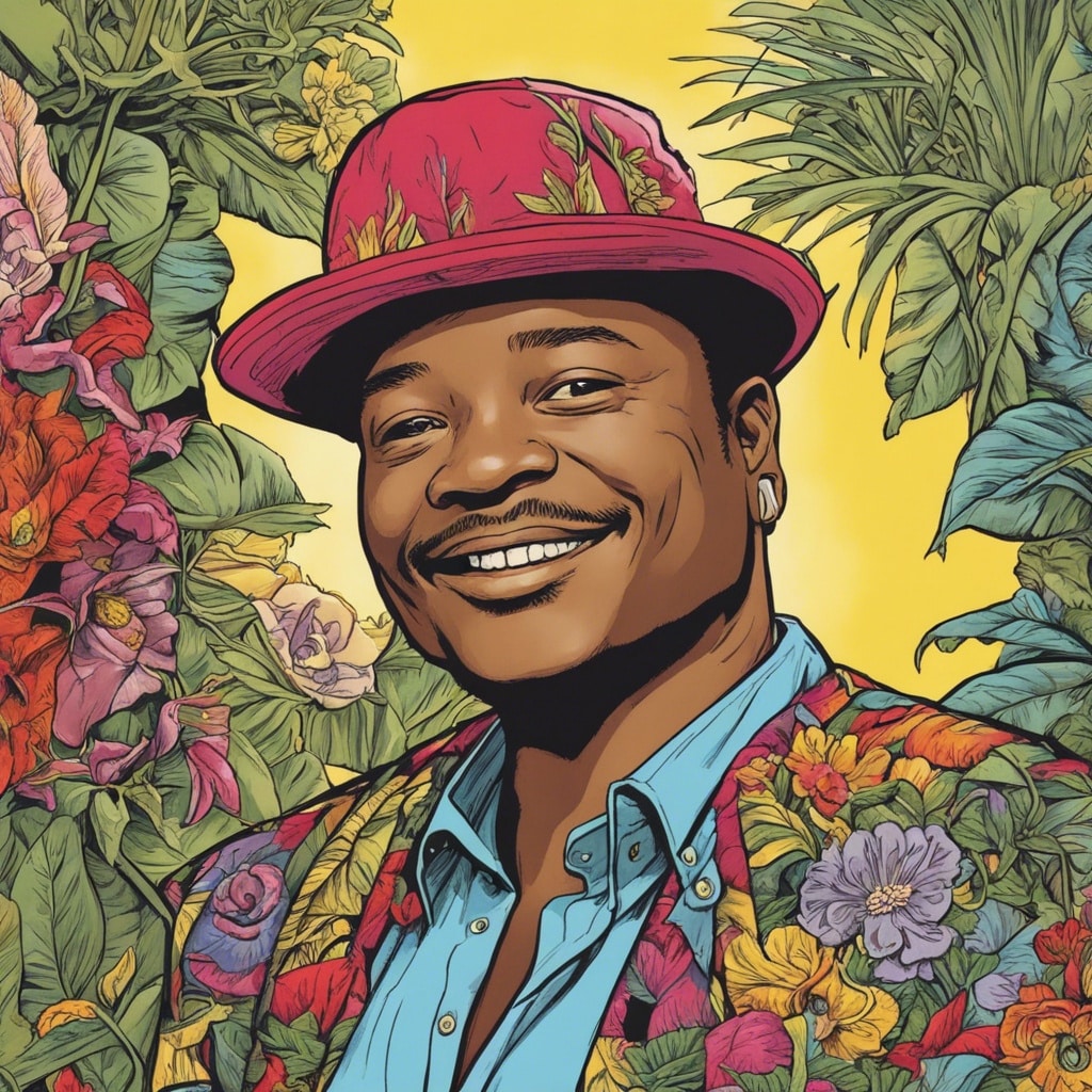 Todd Bridges colorful portrait