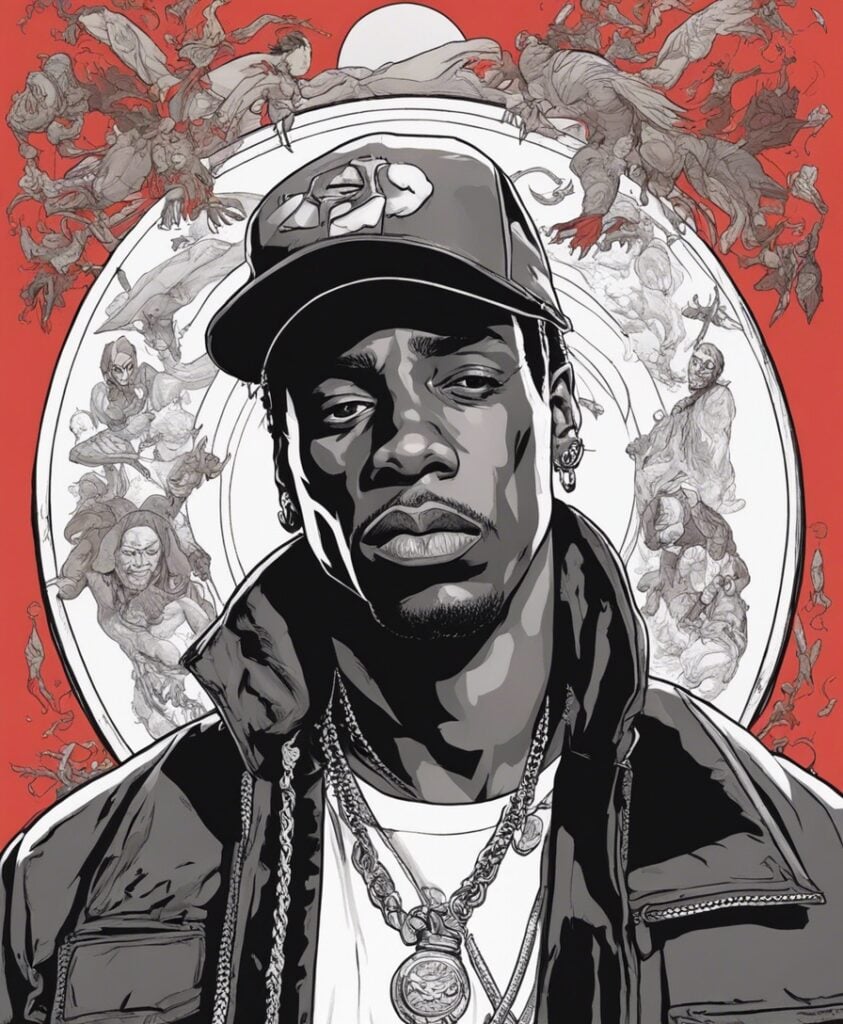 travis scott portrait