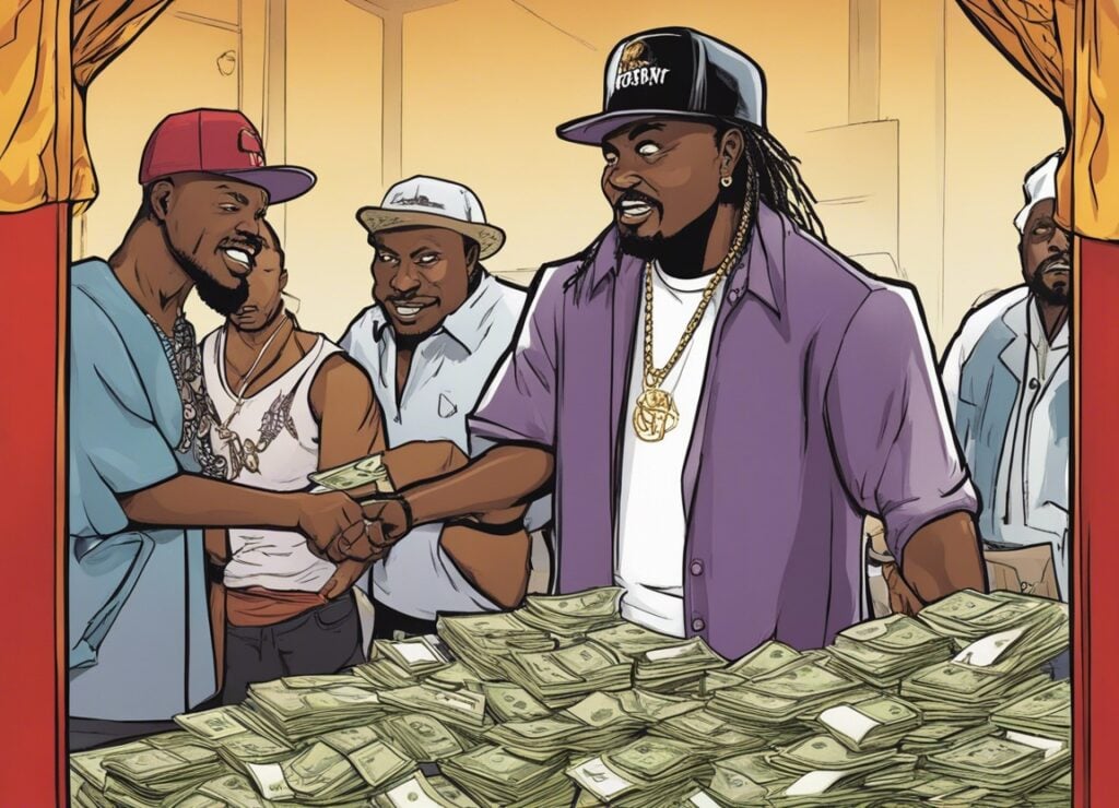 Trick Daddy giving money to poor people