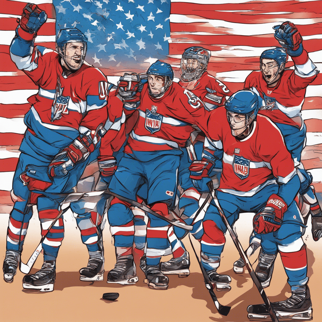 US National Hokey Team winning the World cup